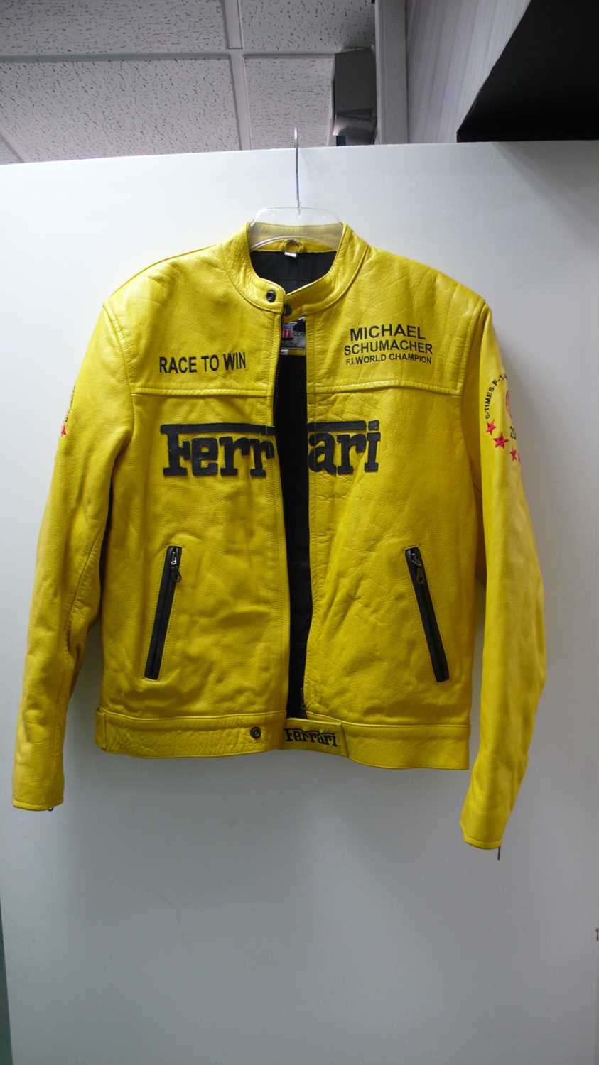 Lot 28 - A Ferrari leather jacket