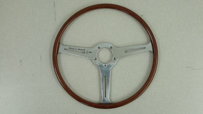 Lot 107 - Les Leston steering wheel