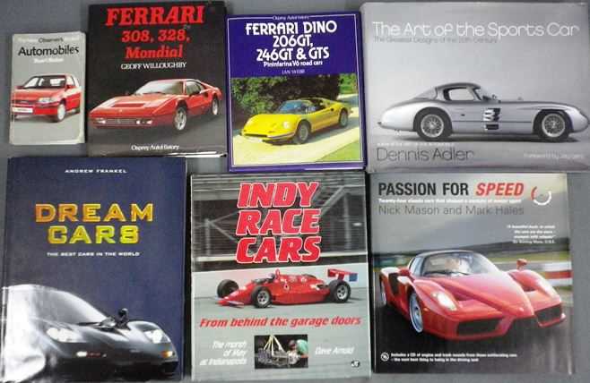 Lot 7 - 14 motoring books