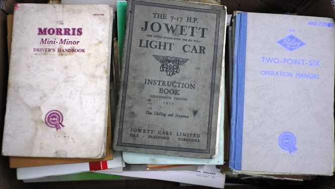 Lot 10 - Vehicle handbooks