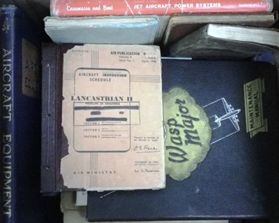 Lot 012 - A selection of aircraft manuals