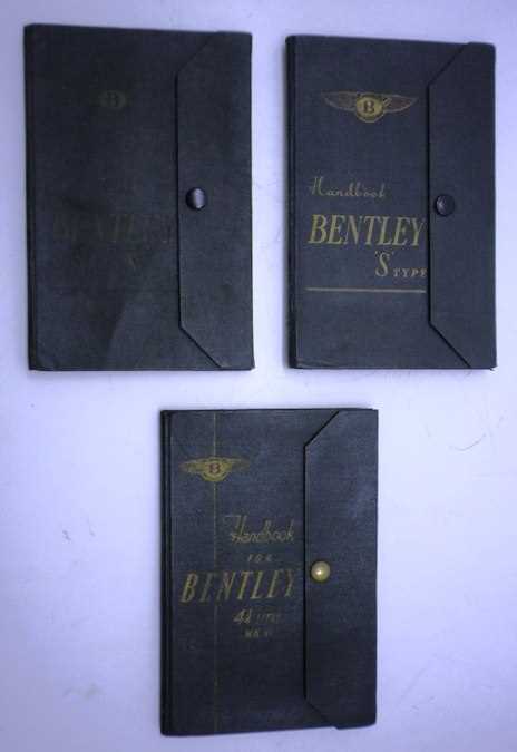 Lot 7 - Eight early vehicle handbooks