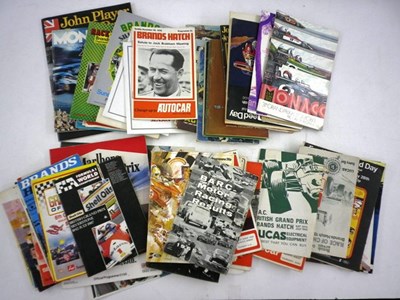 Lot 13 - 75 motor racing programs