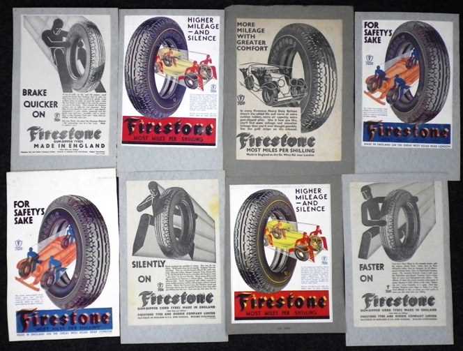 Lot 19 - Early Firestone advertisements
