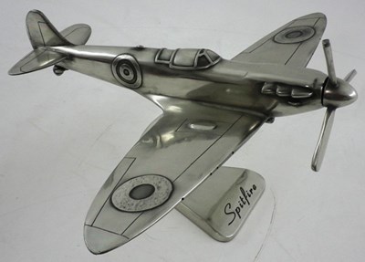 Lot 26 - Supermarine Spitfire desk piece