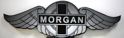 Lot 35 - Morgan garage wall plaque