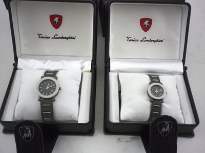 Lot 80 - Lamborghini titanium & stainless steel
