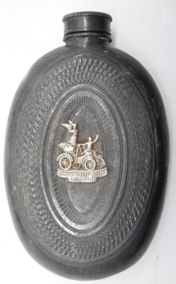 Lot 92 - Gordon Bennett souvenir hip flask