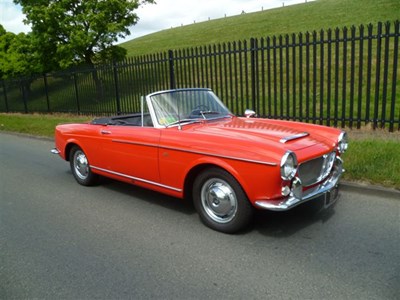 Lot 187 - 1962 Fiat 1200 Cabriolet