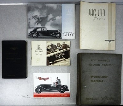 Lot 8 - 6 early manuals & brochures