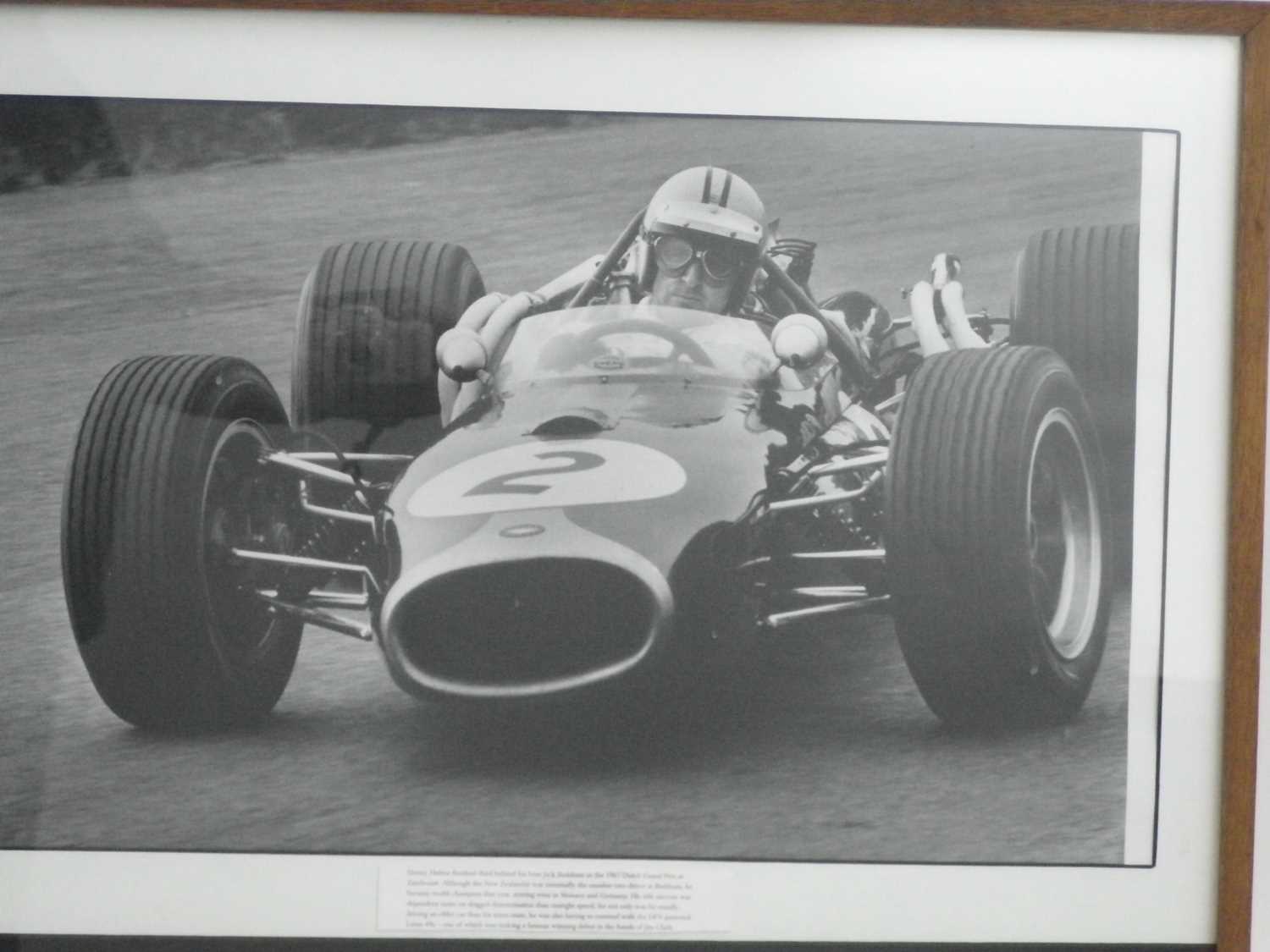 Lot 70 - Large B&W Print - Denny Hulme