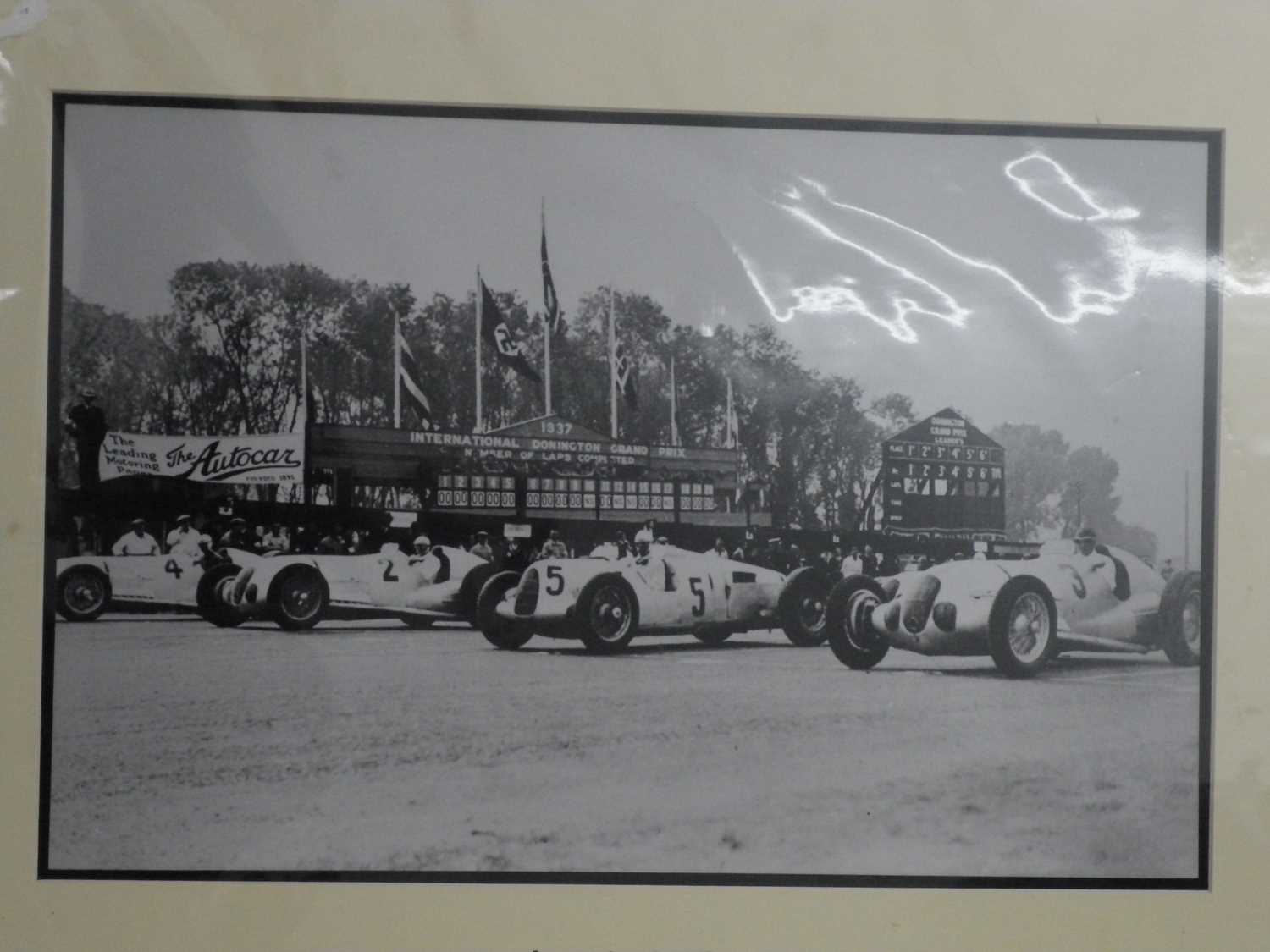 Lot 69 - Black & White Print - 1937 Donnington GP