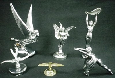 Lot 23 - Five motoring mascots