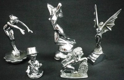 Lot 24 - Six motoring mascots