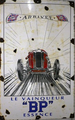 Lot 72 - BP enamel sign