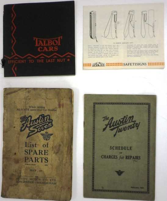 Lot 91 - Early motoring paperwork