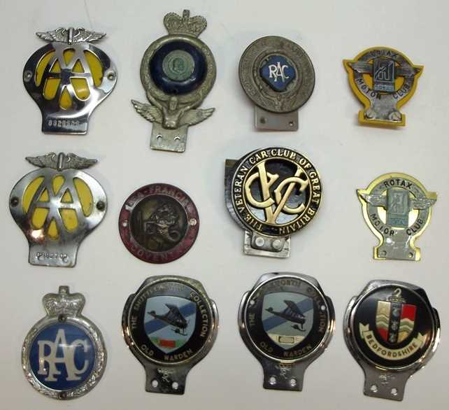 Lot 10 - Collection of motoring badges