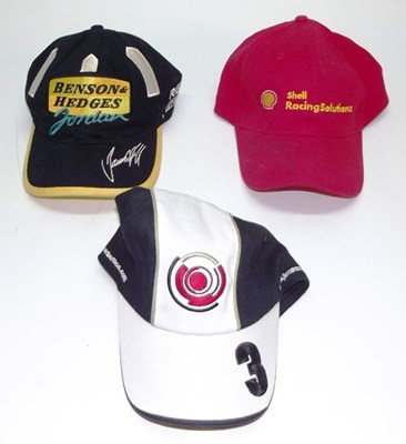 Lot 015 - Three Formula 1 peaked caps