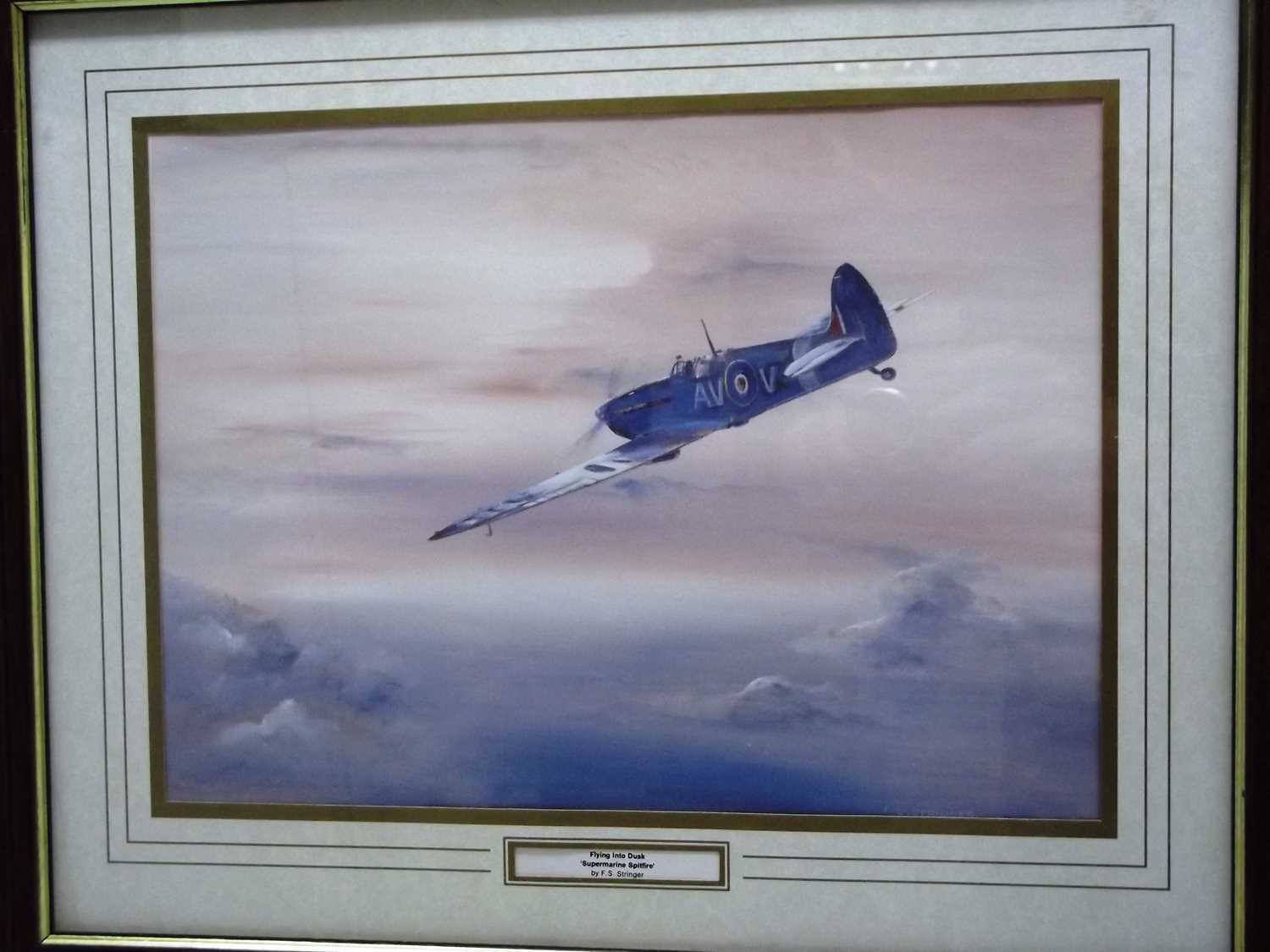 Lot 30 - Three framed & glazed aviation prints
