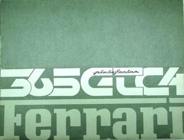 Lot 38 - Ferrari 365 GTC4 sales brochure