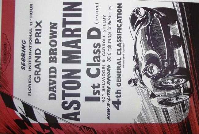 Lot 52 - Aston Martin victory posters