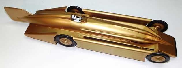 Lot 83 - Tin plate land speed record cars