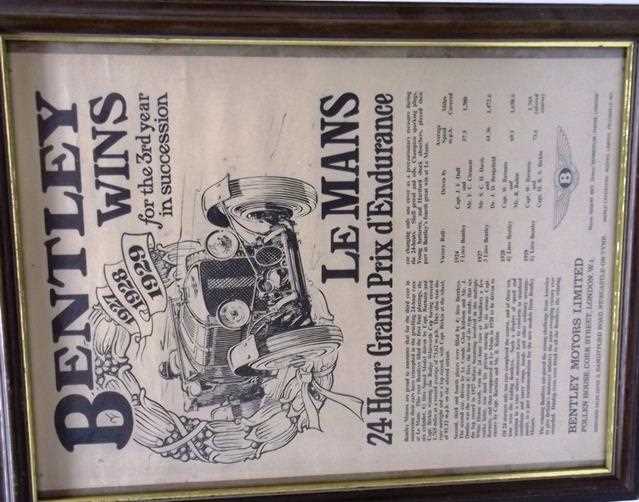 Lot 89 - Framed and glazed advertising poster