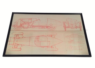 Lot 015 - CGSS Grand Sport line drawing