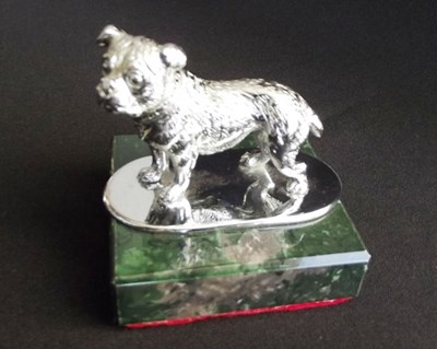 Lot 090 - Terrier type dog motor mascot