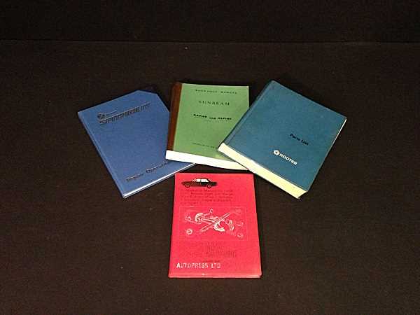 Lot 1 - Four vehicle manuals