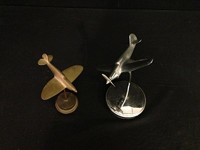 Lot 016 - Two aeroplane mascots