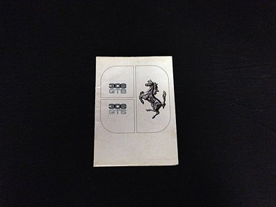 Lot 037 - Ferrari 308GTS instruction book