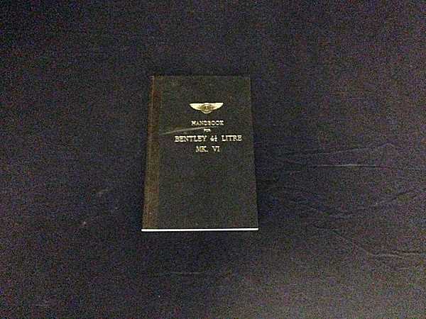 Lot 41 - Bentley driver’s handbook
