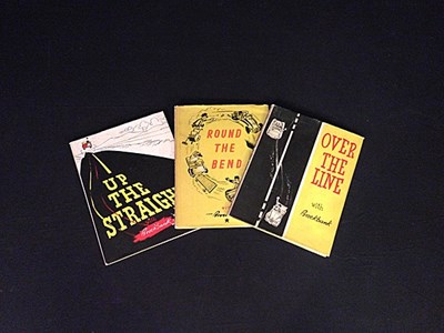 Lot 044 - Three motoring cartoon books