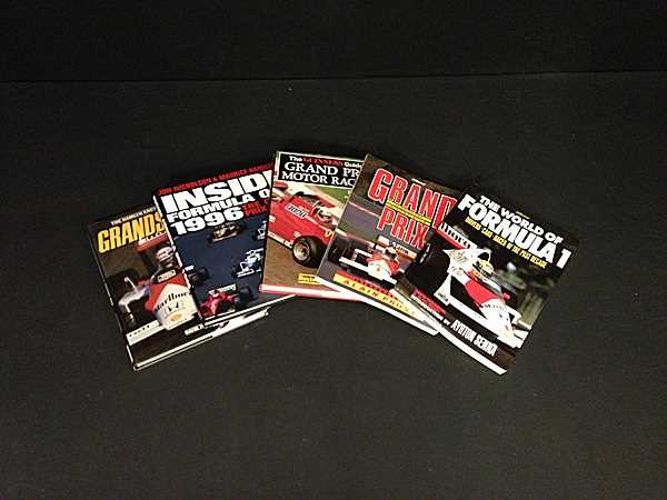 Lot 48 - Six grand prix motor sport books