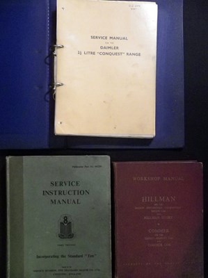 Lot 005 - Service and workshop manuals