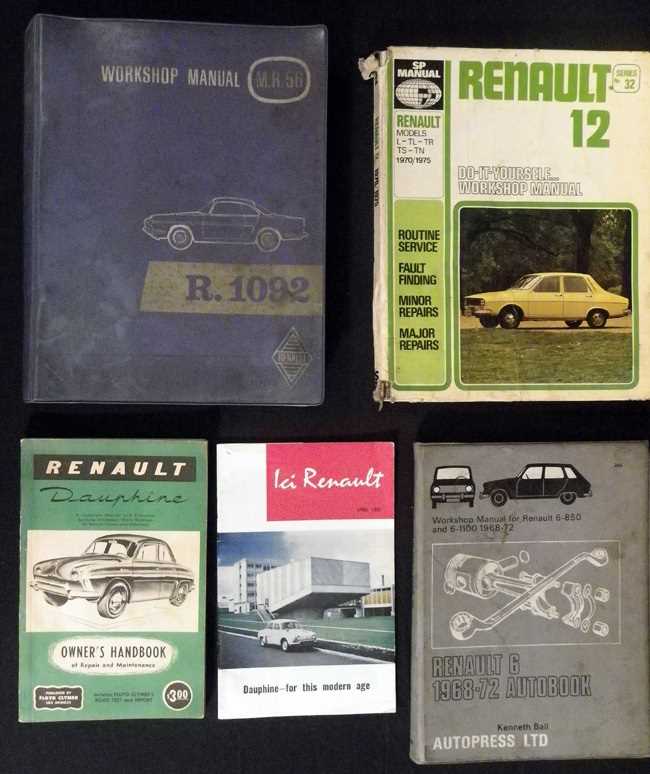 Lot 7 - Renault publications