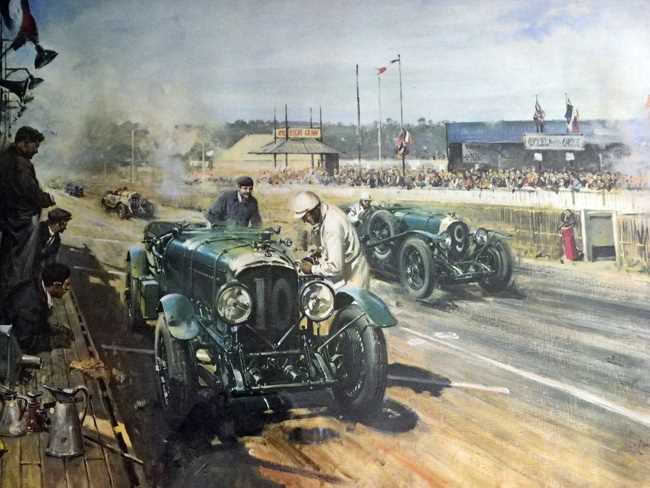 Lot 67 - Cuneo ‘Bentley at Le Mans’ print