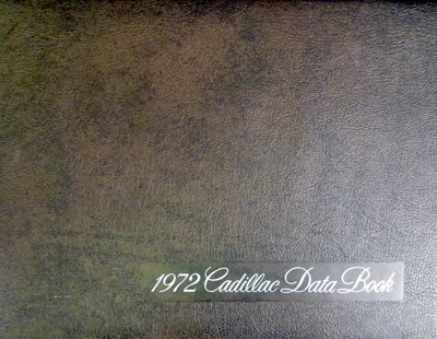 Lot 089 - 1972 Cadillac data book