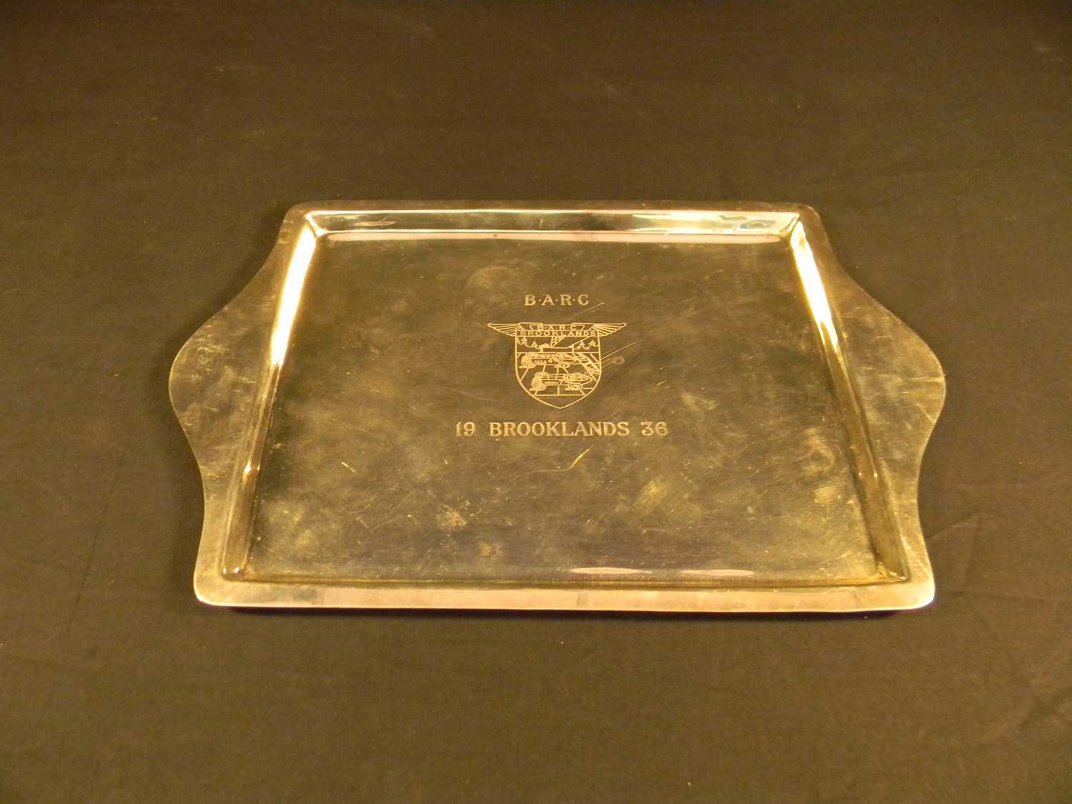 Lot 2 - BARC silver tray