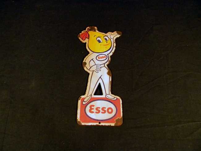 Lot 36 - Esso oil drip gril sign