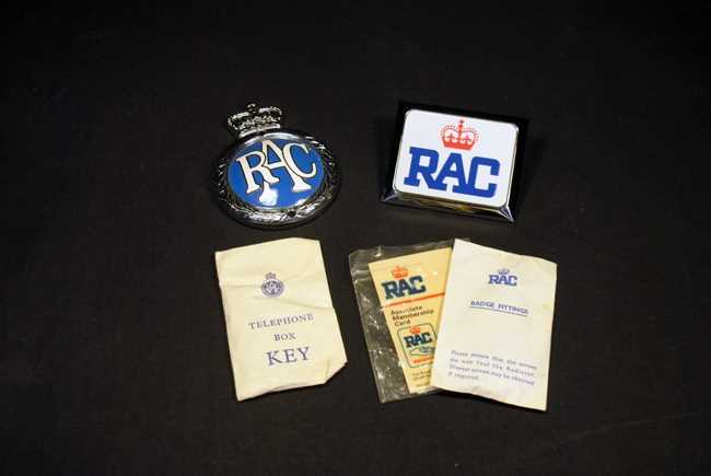 Lot 54 - RAC Badges x2