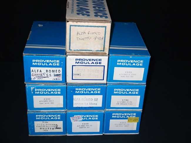 Lot 93 - Ten Alfa Romeo Kits