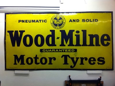 Lot 038 - Wood milne sign