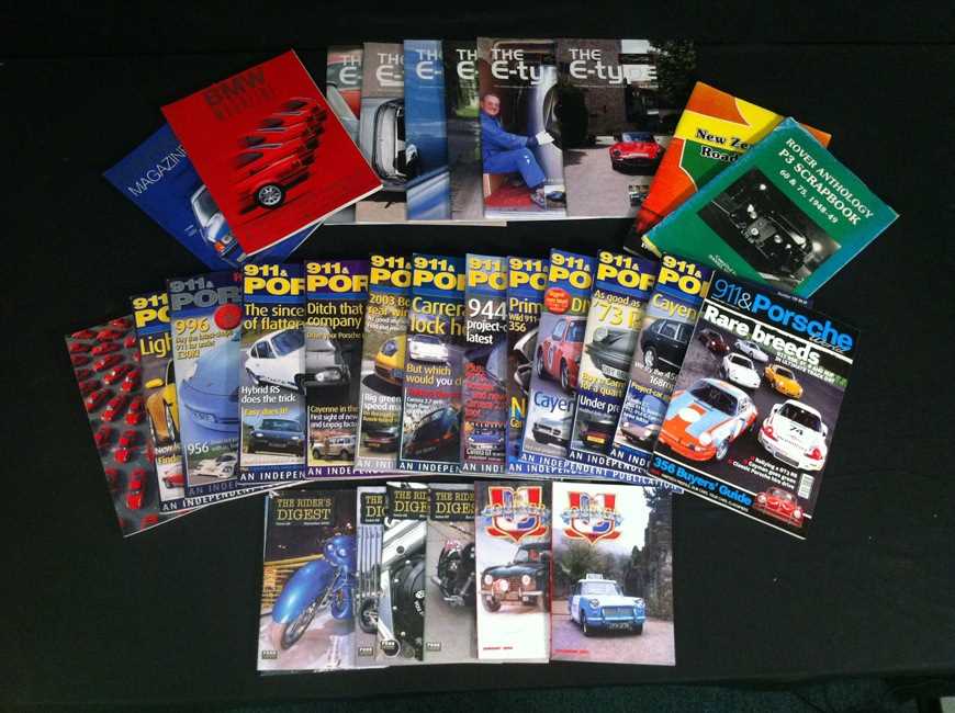 Lot 86 - jag and porche mags