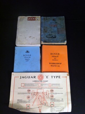 Lot 088 - Rover manuals
