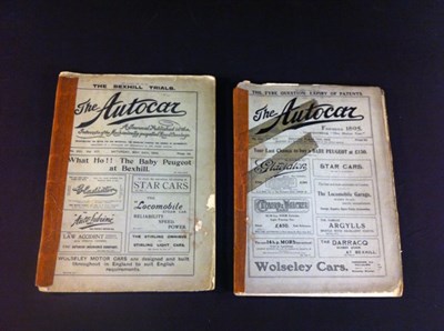 Lot 079 - 2x autocar 1902