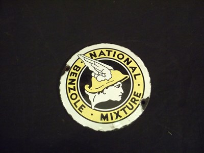 Lot 46 - Benzole enamel sign