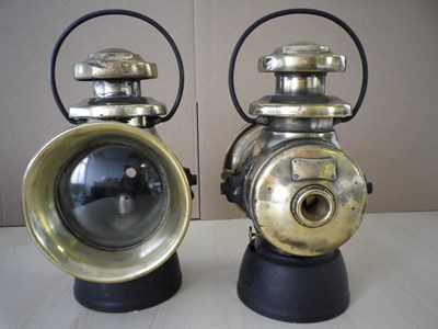 Lot 56 - Lucas headlamps