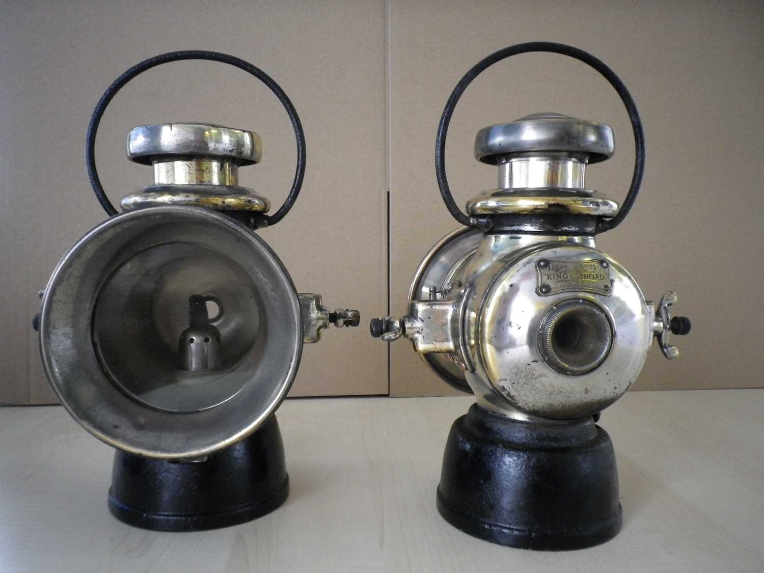 Lot 57 - Lucas side lamps